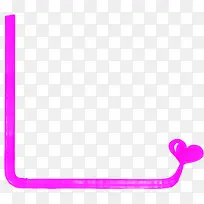 紫色手绘爱心边框-空若网 紫色手绘爱心边框-空若网