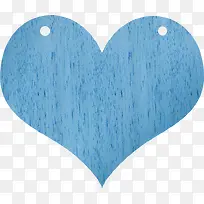 手绘创意蓝色的爱心-空若网 手绘创意蓝色的爱心-空若网