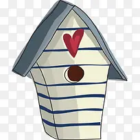 手绘爱心创意房屋漫画-空若网 手绘爱心创意房屋漫画-空若网