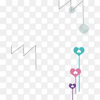 手绘黑色线条圆形爱心-空若网 手绘黑色线条圆形爱心-空若网