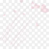 粉色手绘卡通爱心装饰-空若网 粉色手绘卡通爱心装饰-空若网