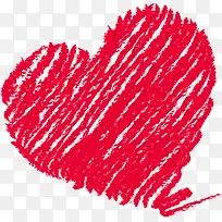 红色手绘艺术爱心设计-空若网 红色手绘艺术爱心设计-空若网