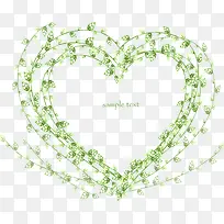 手绘树叶创意设计爱心-空若网 手绘树叶创意设计爱心-空若网