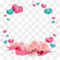 彩色卡通手绘梦幻爱心-空若网 彩色卡通手绘梦幻爱心-空若网