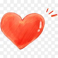 手绘发光创意爱心-空若网 手绘发光创意爱心-空若网