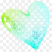 蓝色手绘爱心创意-空若网 蓝色手绘爱心创意-空若网