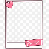 粉色卡通爱心边框手绘-空若网 粉色卡通爱心边框手绘-空若网
