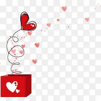 手绘粉红色爱心玩具-空若网 手绘粉红色爱心玩具-空若网