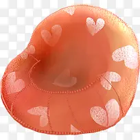 手绘粉红色爱心卡通装饰-空若网 手绘粉红色爱心卡通装饰-空若网