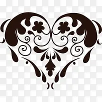 爱心创意花纹手绘-空若网 爱心创意花纹手绘-空若网