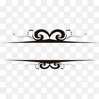 手绘黑色爱心装饰-空若网 手绘黑色爱心装饰-空若网