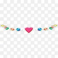 彩色手绘爱心边框-空若网 彩色手绘爱心边框-空若网