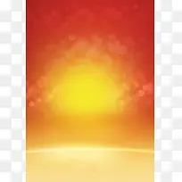 手绘红黄色爱心海报-空若网 手绘红黄色爱心海报-空若网