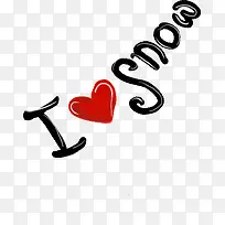 手绘黑色线条文字爱心-空若网 手绘黑色线条文字爱心-空若网