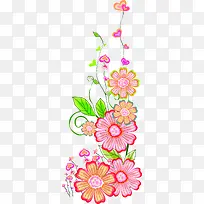 粉色爱心缤纷春天花朵-空若网 粉色爱心缤纷春天花朵-空若网