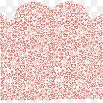 手绘粉色爱心展架-空若网 手绘粉色爱心展架-空若网