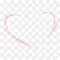 手绘粉色光效爱心-空若网 手绘粉色光效爱心-空若网