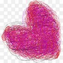 粉色艺术线条爱心创意-空若网 粉色艺术线条爱心创意-空若网