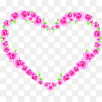 粉色手绘玫瑰爱心婚礼-空若网 粉色手绘玫瑰爱心婚礼-空若网