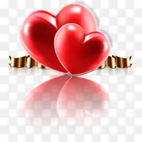 手绘红色爱心婚礼-空若网 手绘红色爱心婚礼-空若网