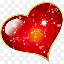 手绘红色花纹爱心婚礼-空若网 手绘红色花纹爱心婚礼-空若网