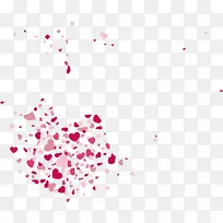 手绘漂浮爱心海报-空若网 手绘漂浮爱心海报-空若网