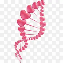 粉色爱心漂浮装饰-空若网 粉色爱心漂浮装饰-空若网