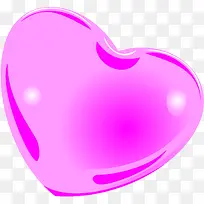 手绘粉色水晶爱心-空若网 手绘粉色水晶爱心-空若网