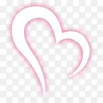 粉色光效爱心装饰-空若网 粉色光效爱心装饰-空若网