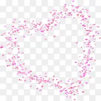 粉色爱心海报装饰-空若网 粉色爱心海报装饰-空若网