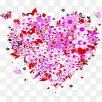 粉色花朵爱心医院-空若网 粉色花朵爱心医院-空若网