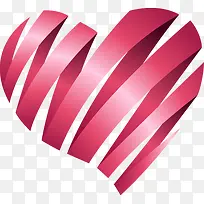 粉色丝带爱心-空若网 粉色丝带爱心-空若网