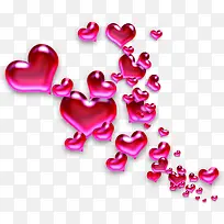 粉色爱心双11海报-空若网 粉色爱心双11海报-空若网