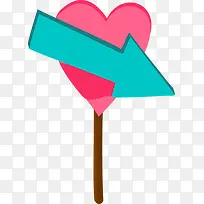 粉色爱心绿色箭头活动-空若网 粉色爱心绿色箭头活动-空若网