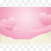 粉色浪漫爱心背景-空若网 粉色浪漫爱心背景-空若网