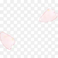 两片淡粉色爱心素材-空若网 两片淡粉色爱心素材-空若网