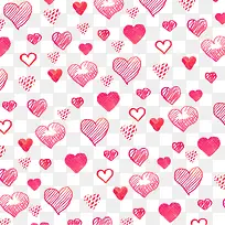 粉色水彩爱心-空若网 粉色水彩爱心-空若网