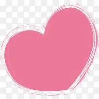 粉色彩绘爱心创意-空若网 粉色彩绘爱心创意-空若网