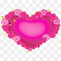 粉色绽放花朵爱心-空若网 粉色绽放花朵爱心-空若网