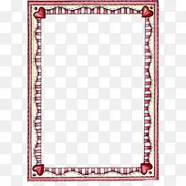 粉色爱心装饰框-空若网 粉色爱心装饰框-空若网