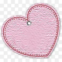 粉色爱心标签-空若网 粉色爱心标签-空若网