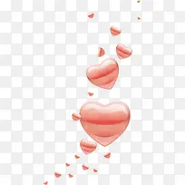粉色简约设计卡通爱心-空若网 粉色简约设计卡通爱心-空若网