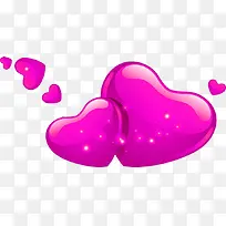 飘舞粉色爱心-空若网 飘舞粉色爱心-空若网