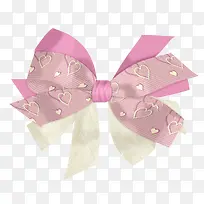 蝴蝶结爱心粉色彩带-空若网 蝴蝶结爱心粉色彩带-空若网