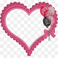 粉色可爱爱心边框-空若网 粉色可爱爱心边框-空若网