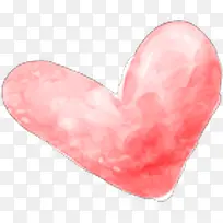 粉色彩绘爱心设计-空若网 粉色彩绘爱心设计-空若网