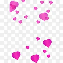 卡通粉色爱心装饰-空若网 卡通粉色爱心装饰-空若网