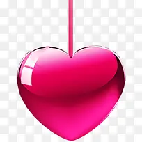 长线粉色爱心-空若网 长线粉色爱心-空若网