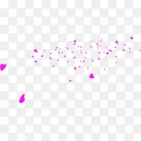 飘零粉色爱心-空若网 飘零粉色爱心-空若网