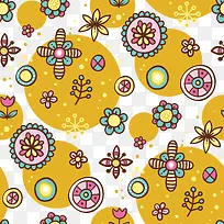 手绘多彩花朵-空若网 手绘多彩花朵-空若网